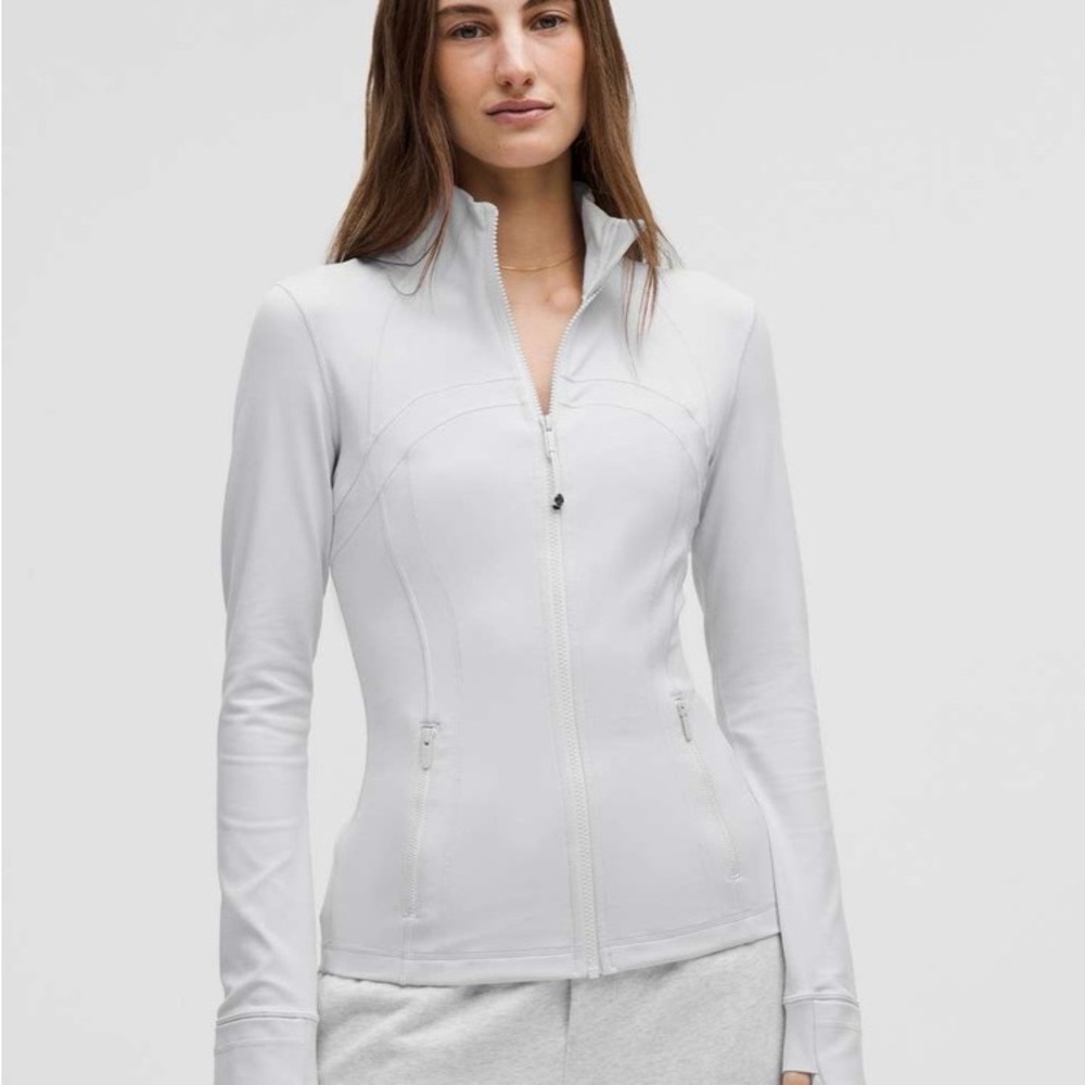 Lululemon Athletica Women's Light Gray Zip-Up Jacket